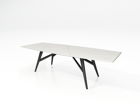 Megaomei Modern Long Dining Table