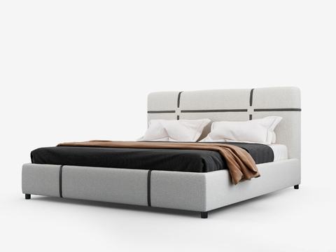 MEGA MEI MODERN DOUBLE BED