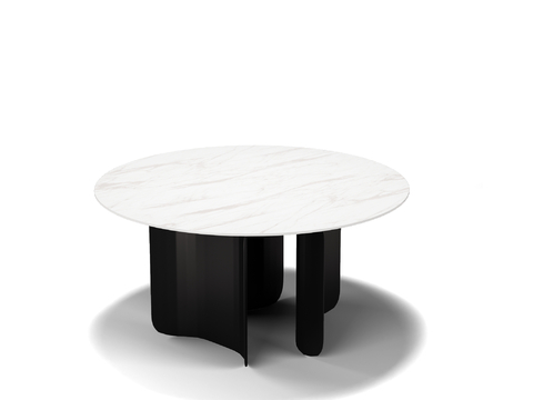 Megaomei Modern Round Tea Table