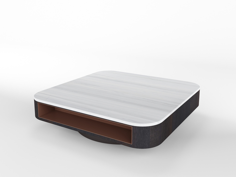 Megaomei Modern Coffee Table Square Table