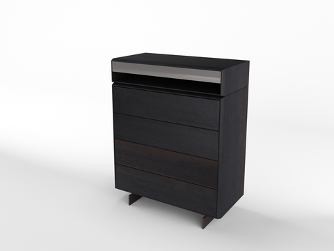 Modern four-drawer cabinet high cabinet