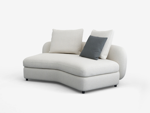 Megaomei modern corner double sofa