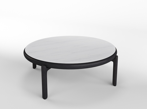 Megaomei Modern Round Tea Table