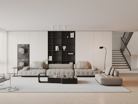 Modern Duplex Living Room