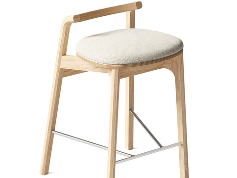 Nordic Simple Bar Stool Bar Chair