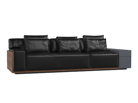 Guanchen modern four-person sofa