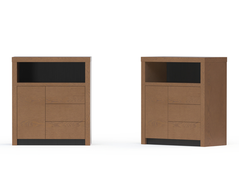 Guanchen Modern Tea Cabinet Side Cabinet