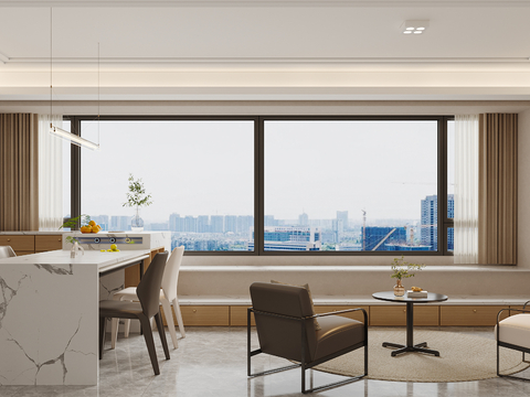 Modern Living&Dining Room