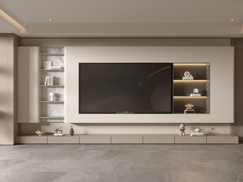 Modern TV Wall full wall TV cabinet