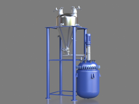 Supply 80L vacuum distillation reactor stainless steel vacuum reactor