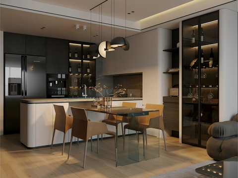 Premium Grey DiningRoom