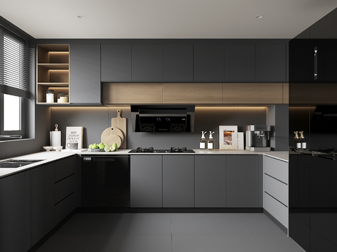 Dark Style Kitchen