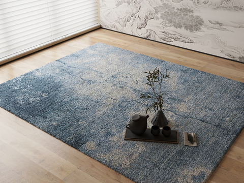 Neo-Chinese Style carpet splash ink carpet