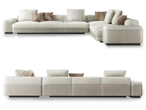 Modern Minimalist Multiplayer Sofa Corner Sofa