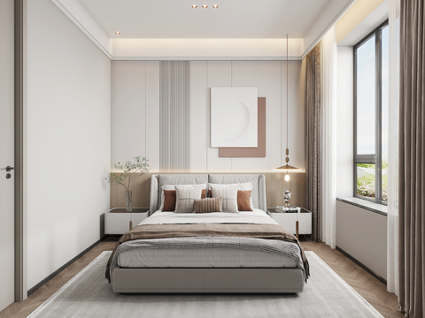 Modern Minimalist Bedroom Second Bedroom