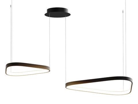 Modern minimalist chandelier line chandelier