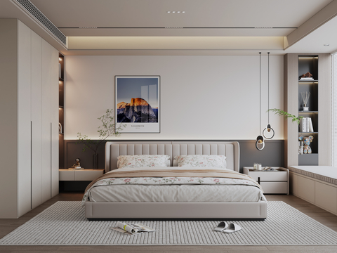 Modern Minimalist Home Bedroom Master Bedroom