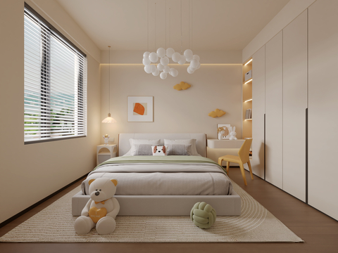 Cream Style kids Bedroom