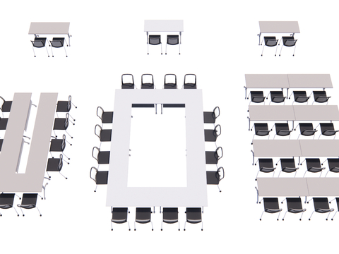 Modern Office Meeting Table and Chair Training Table