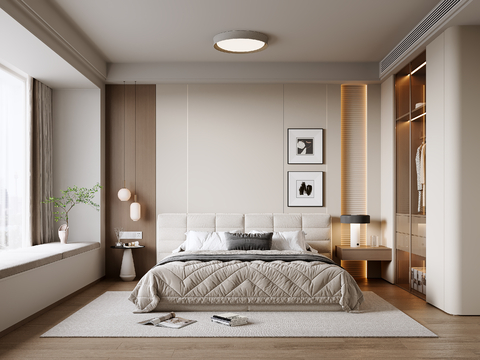 Modern Minimalist Home Bedroom Master Bedroom