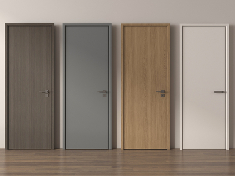 Modern Wooden Door Entry Door Single Door Room Door Bedroom Door