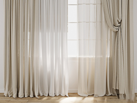 New Chinese Fabric Curtain