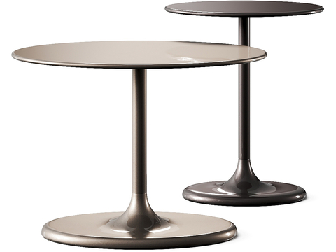 Affordable Luxury Style Coffee Table Light Luxury Side Table Corner Round Table