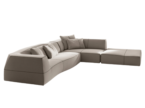 B & B Bend Multiplayer Corner Sofa