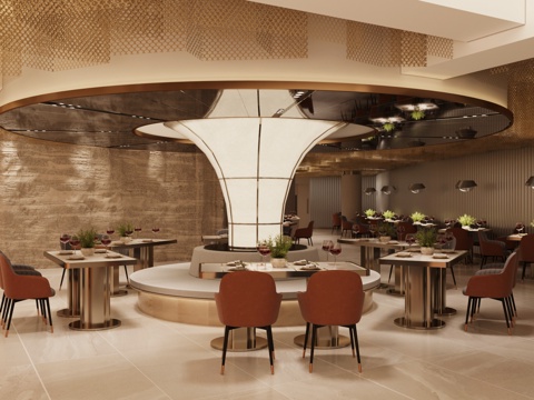 Modern Western DiningRoom Buffet Restaurant Music Restaurant