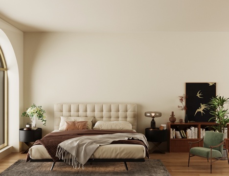 Mid-century Style Master Bedroom