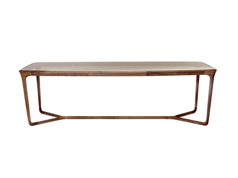 Ceccotti Collezioni glass dining table