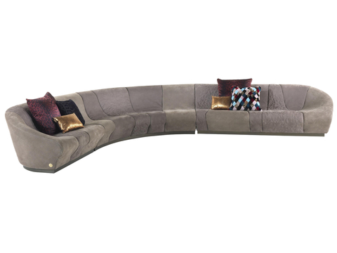 roberto cavalli curved sofa