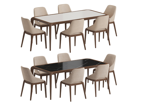 Roche Bobois modern dining table and chairs