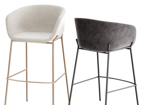 Modern Minimalist Yvette Bar Chair