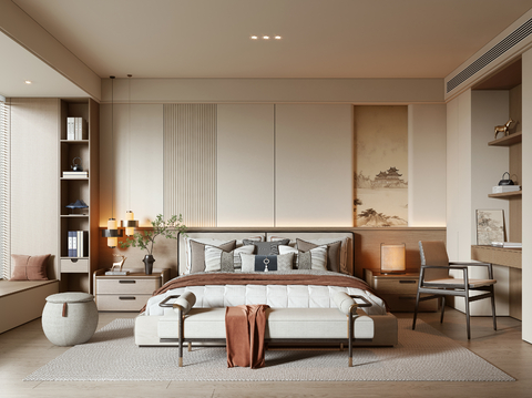 New Chinese bedroom