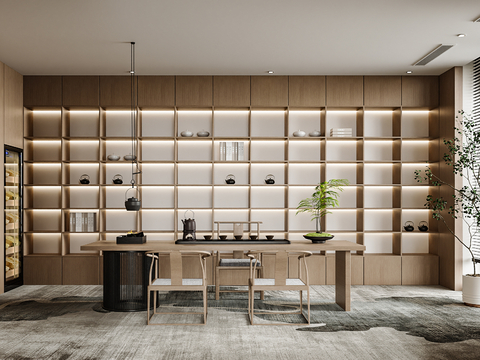 Modern Tea Room Club Tea Room Office Tea Room Tea Table and Chair Tea Room Cabinet Tea Set