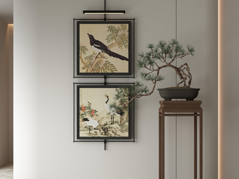 Neo-Chinese Style Quiet Painting Oil Painting