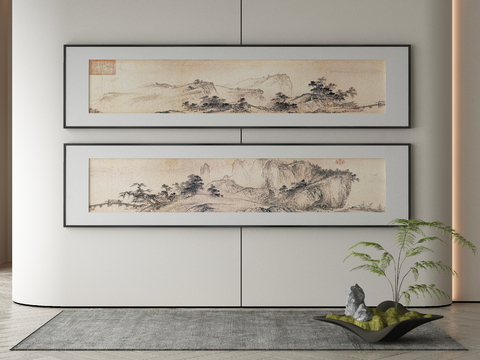 Neo-Chinese Style Quiet Painting Oil Painting