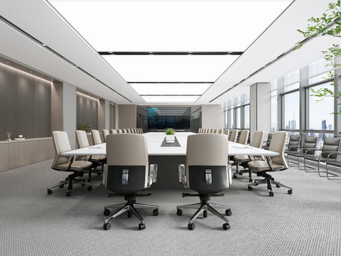 Modern office large conference room