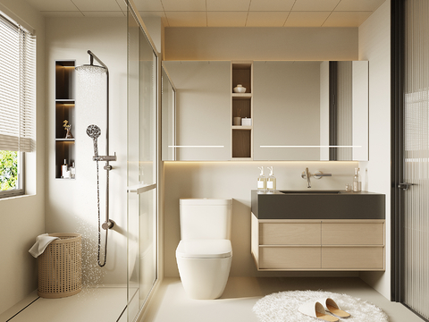 Modern Home Toilet Bathroom