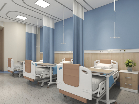 modern hospital ward