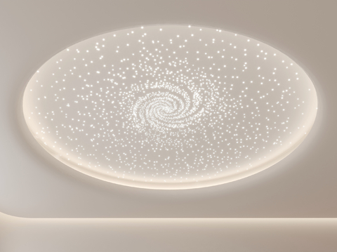 Modern ceiling_modern arc ceiling_star ceiling_hall ceiling_stairwell ceiling