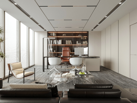 modern chairman's office general manager's office boss's office