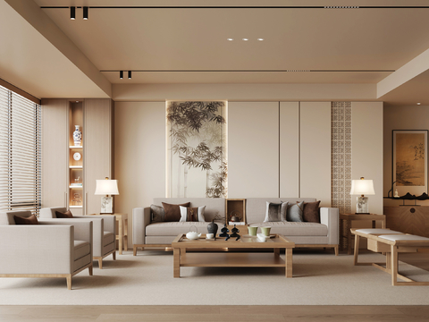 New Chinese Living Room