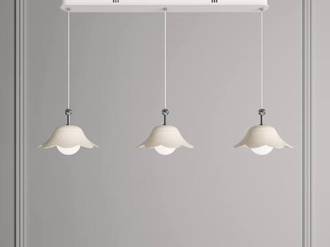 Middle Ancient Chandelier Cream Style Chandelier DiningRoom Chandelier French Chandelier Three-headed Chandelier Multi-headed Chandelier