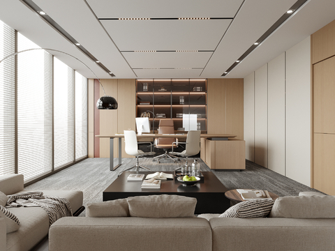 modern chairman's office general manager's office boss's office