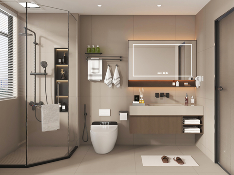 Toilet Bathroom Shower Room Bathroom Cabinet Toilet