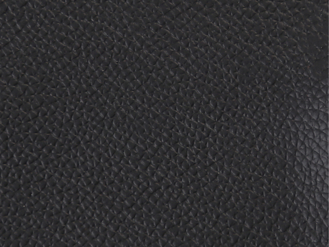 Black textured leather