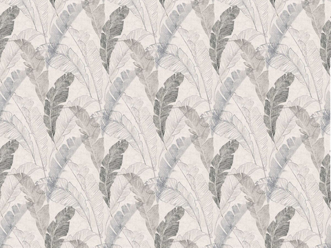 gray plant print wallpaper