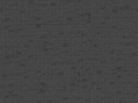 Seamless dark gray culture brick wall